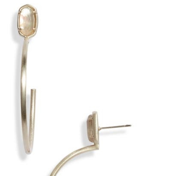 Kendra Scott Jewelry - NEW Kendra Scott Pepper Stone Hoop Earrings